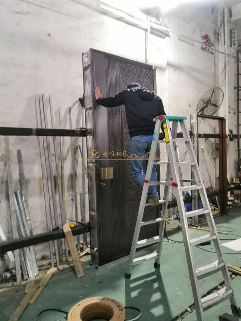 別墅銅門調試 (4)