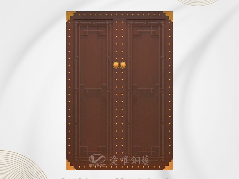 銅門(mén)廠家定制別墅入戶銅門(mén)