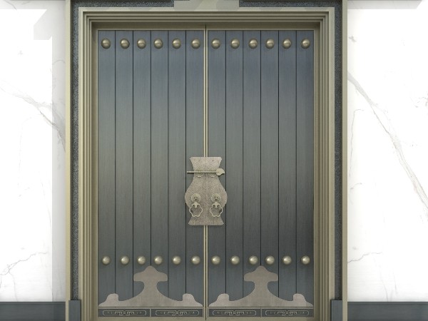佛山銅門(mén)廠家愛(ài)唯銅藝——中式風(fēng)格別墅銅門(mén)庭院銅門(mén)