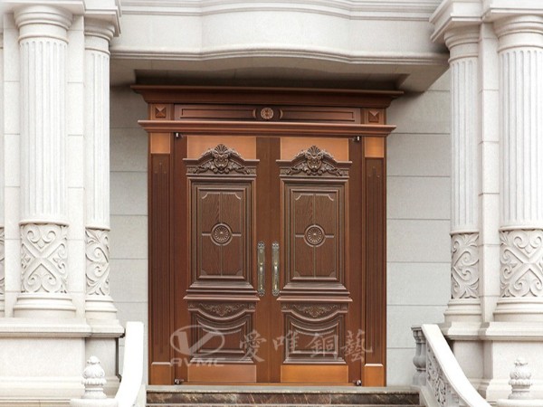佛山銅門(mén)廠家愛(ài)唯銅藝——入戶銅門(mén)別墅銅門(mén)定制款式